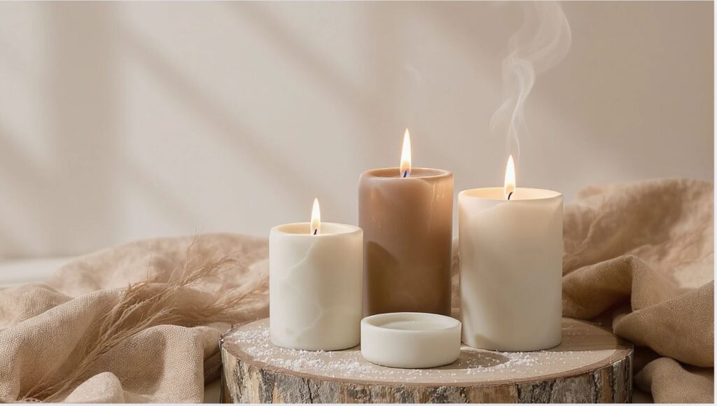 Peace&Glow anxiety relief candles for calm and emotional balance